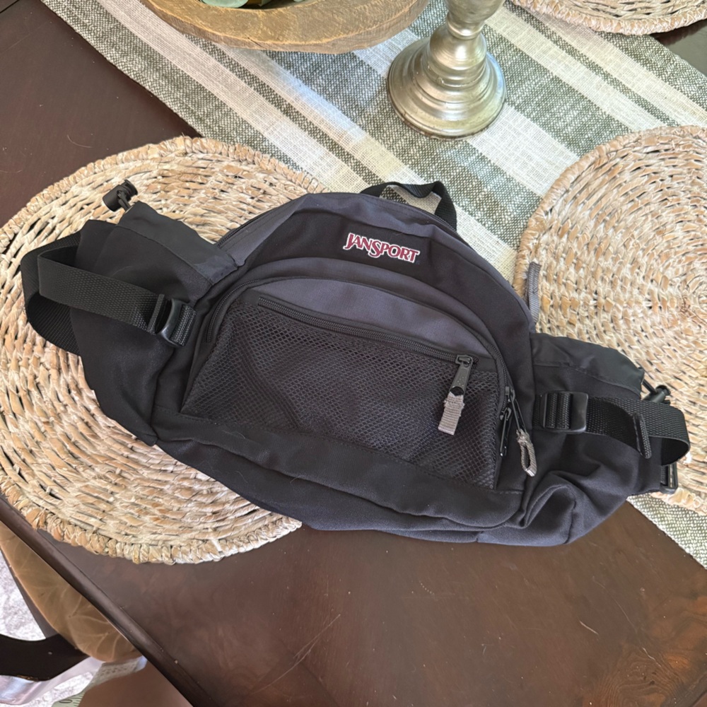 Jansport Fanny Pack Waist Bag Hiking Hydration Bottle Holders
